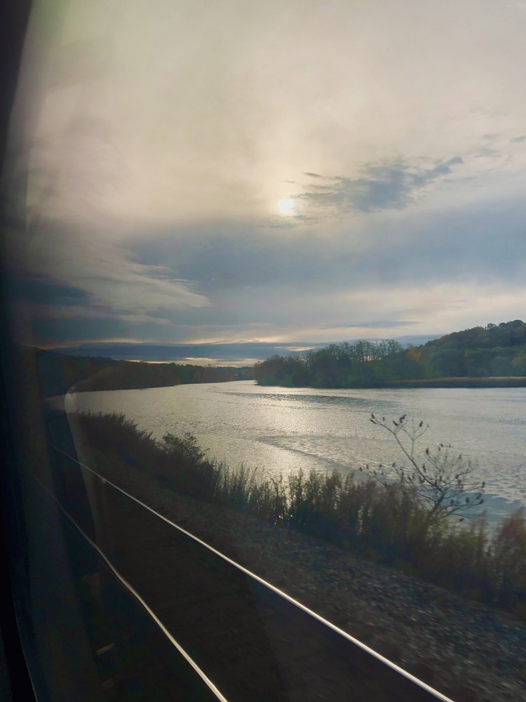 color, photograph, river, train