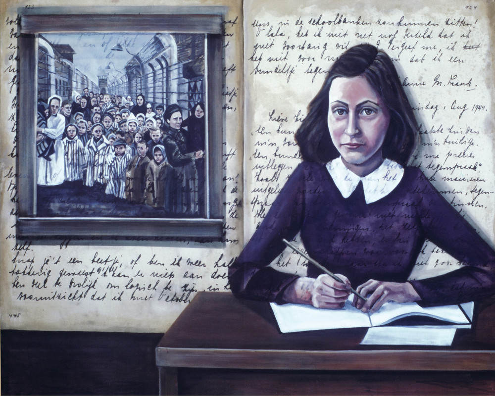 Anne Frank, The Last Page Art | Channe Felton Fine Art