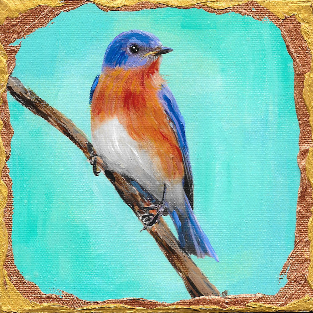 Eastern Bluebird Art | Channe Felton Fine Art