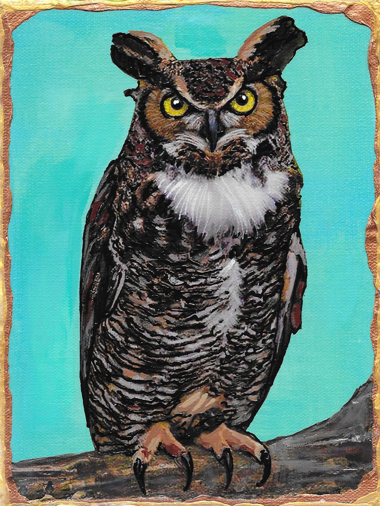 Great Horned Owl Art | Channe Felton Fine Art