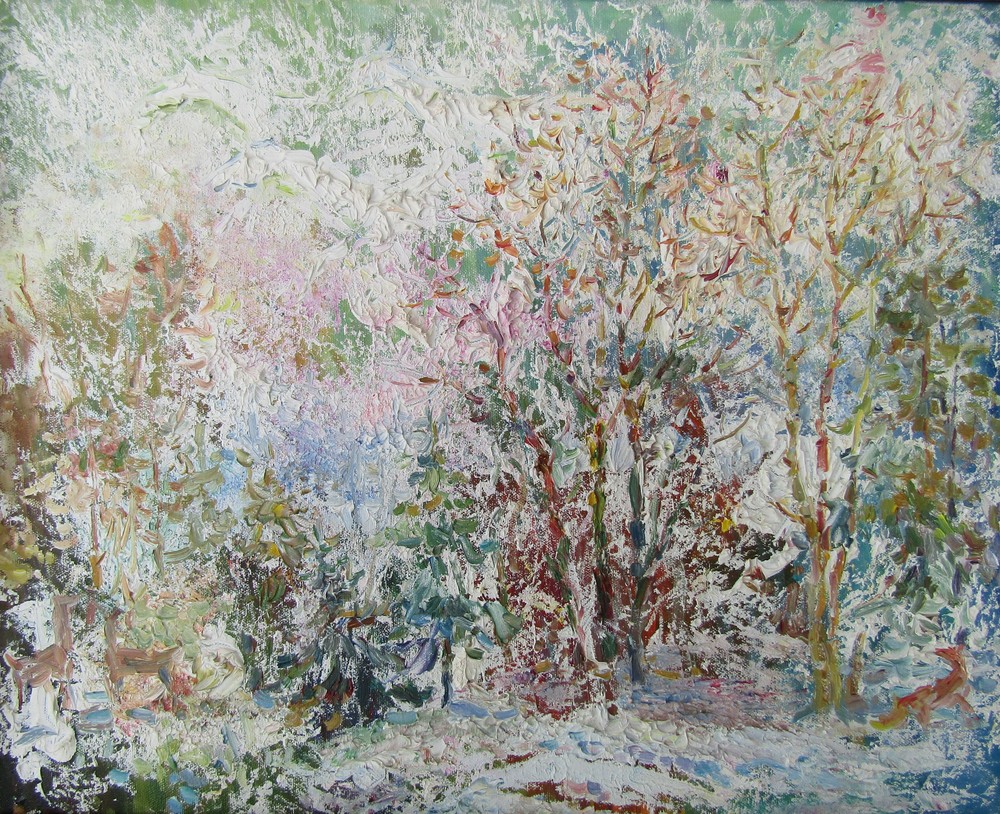Print from painting Winter tale