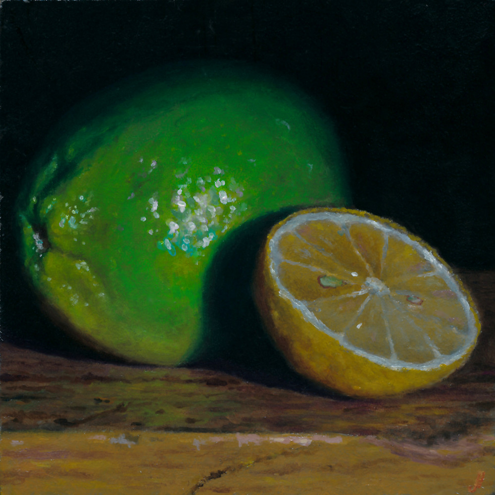 Lime And Sliced Lemon Art | Jeff Hayes Fine Arts