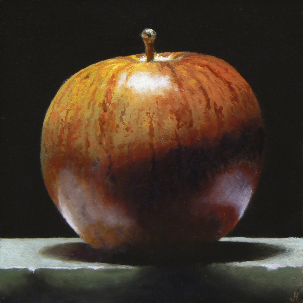 Red Apple No. 4 Art | Jeff Hayes Fine Arts