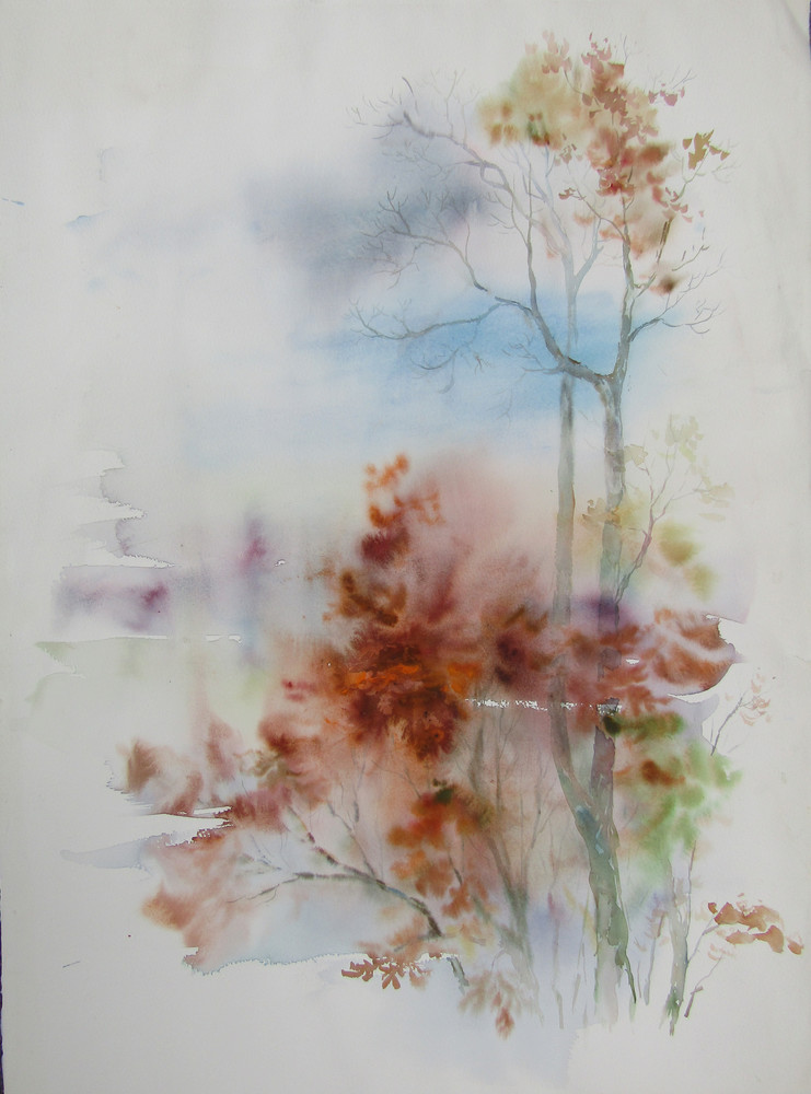 When Fall Is Brown Art | Vesna Longton Art