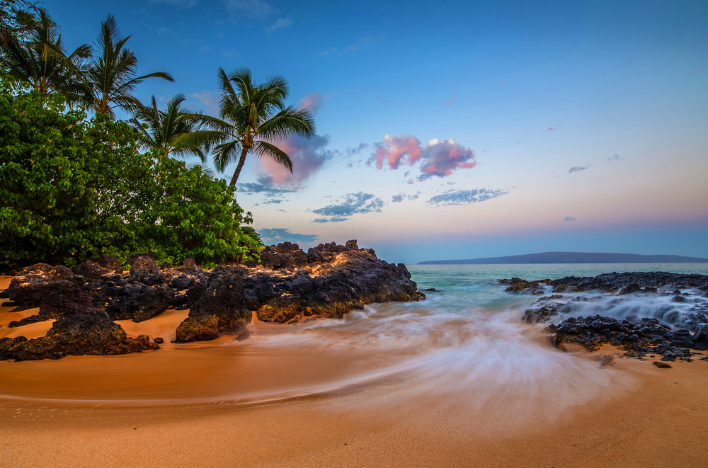 112   Secret Cove Left By Pierre Leclerc Art | Maui Fine Art