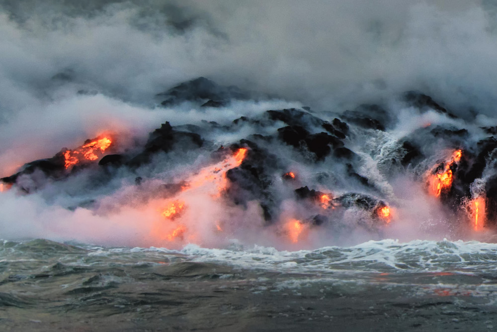406   Lava Left By Allen Galiza Art | Maui Fine Art