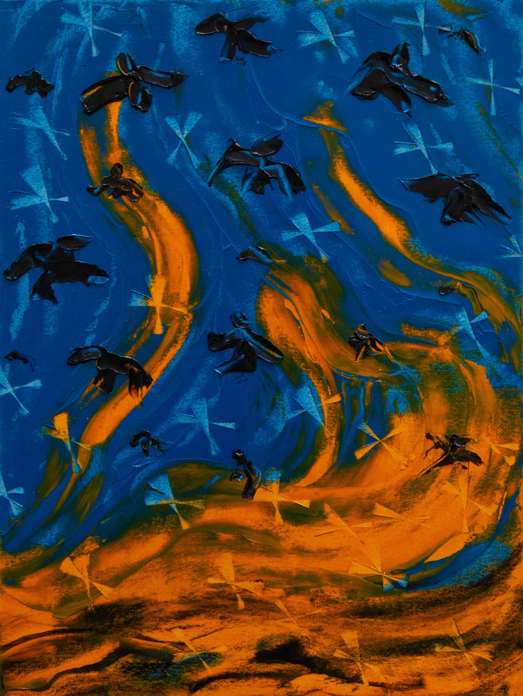 Seagulls Arise Art | Susan Vodonick Art