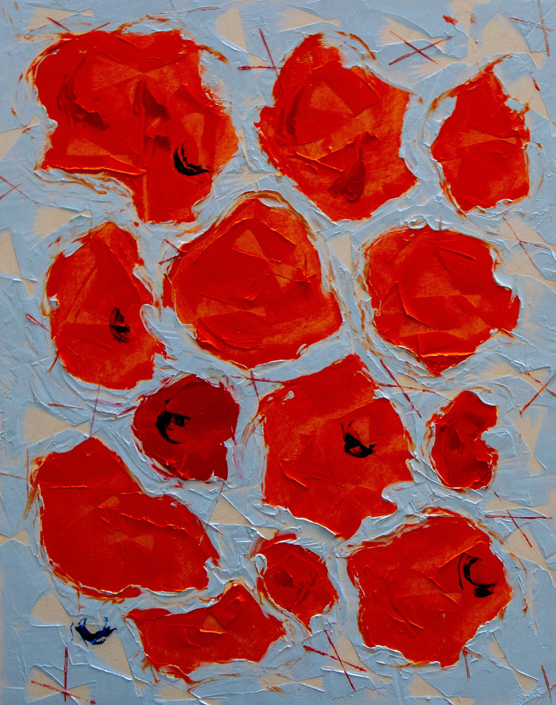 Orange Beginnings Art | Susan Vodonick Art