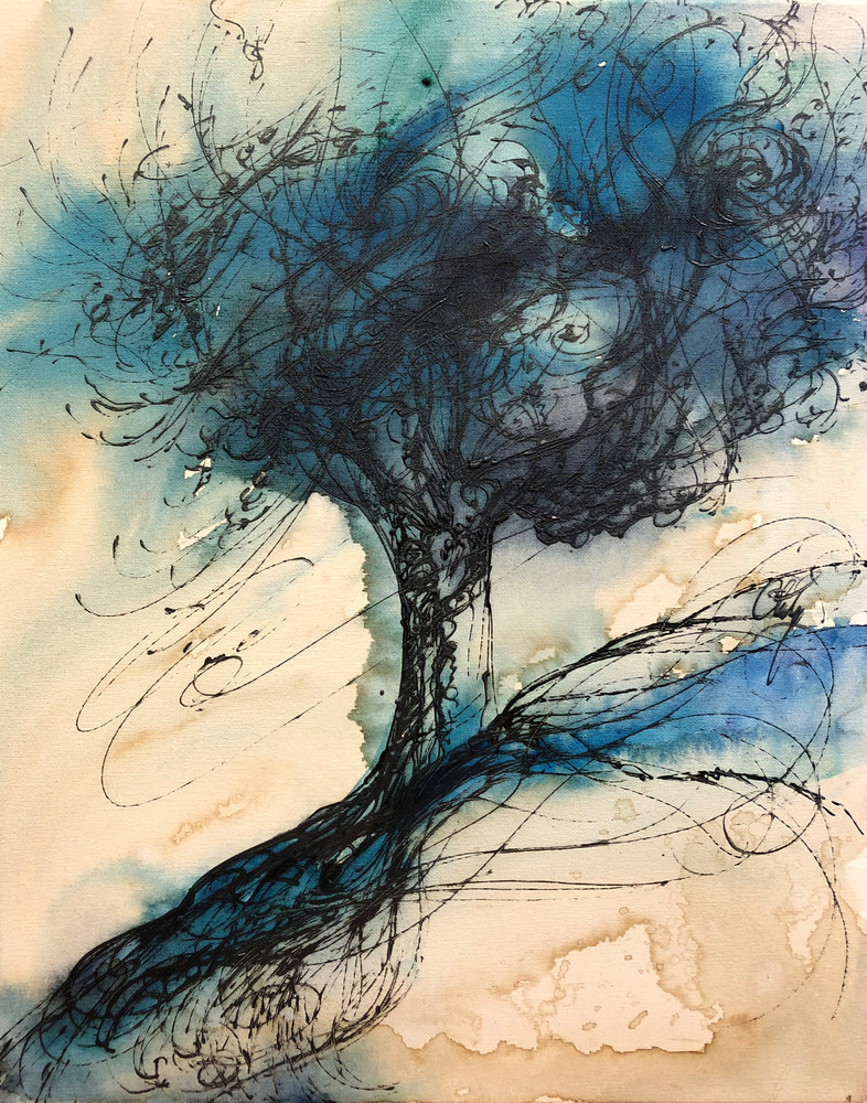 Thalo Tree Art | Christy! Studios