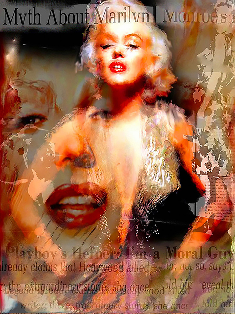 Marilyn Glamour  Art | Leah Devora Pop Art