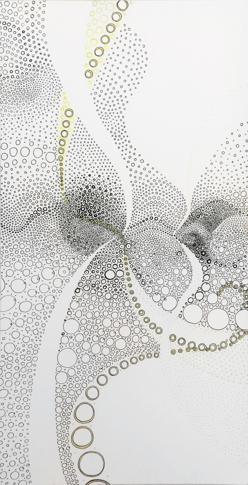 Circles Making Negative Space Art | Artist Rachel Goldsmith, LLC