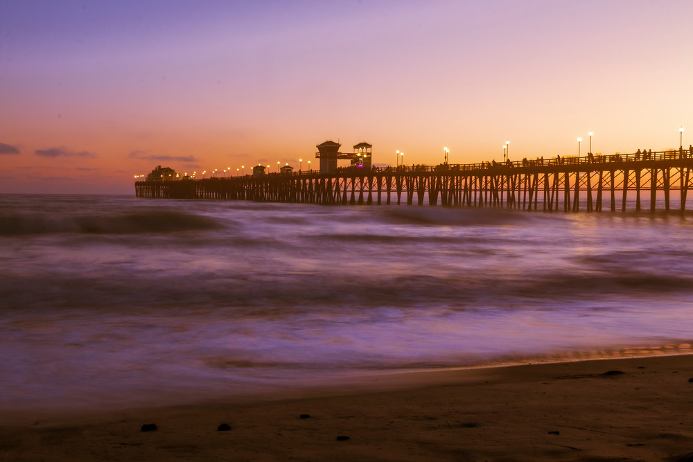 Dreamy Oceanside Sunset Photography Art | Kermit Carlyle Photography 
