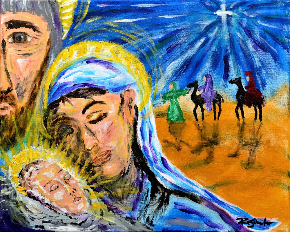 Holy Family Nativity Art | RSchaefer Art