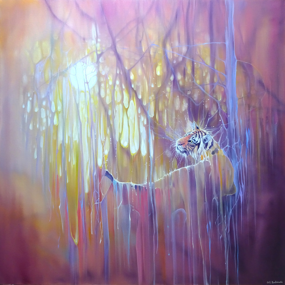 prints on canvas or paper of the painting Tiger Soul
