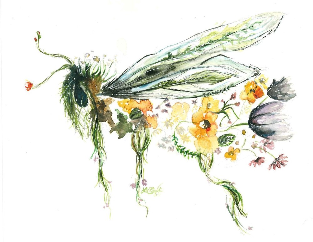 Honey Bee Art | Lauren Walters Fine Art