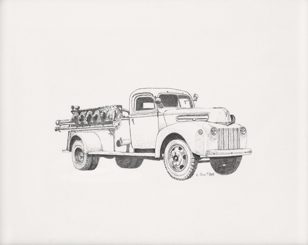 Ol' Smokey - 1942 Ford Fire Engine  |  June Bell Artist