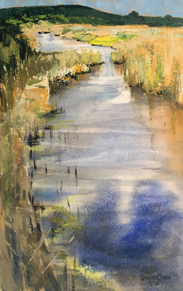 River In The Reeds Ii Art | susanclare