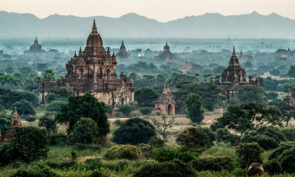 Temples in Bagan Myanmar