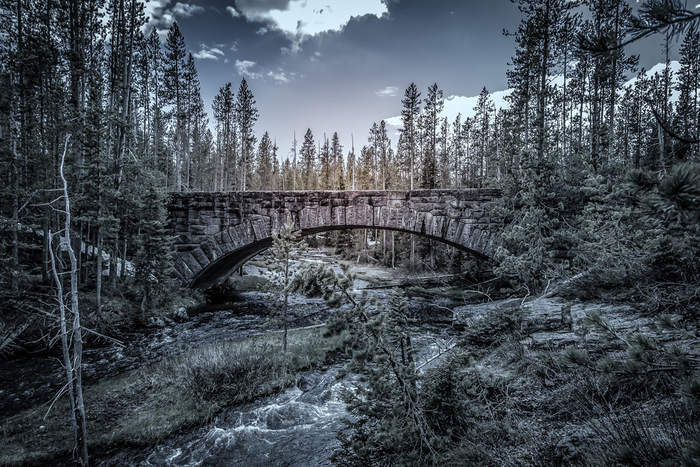 Stone Bridge Over Crawfish Creek Photography Art | Connie Villa Photography