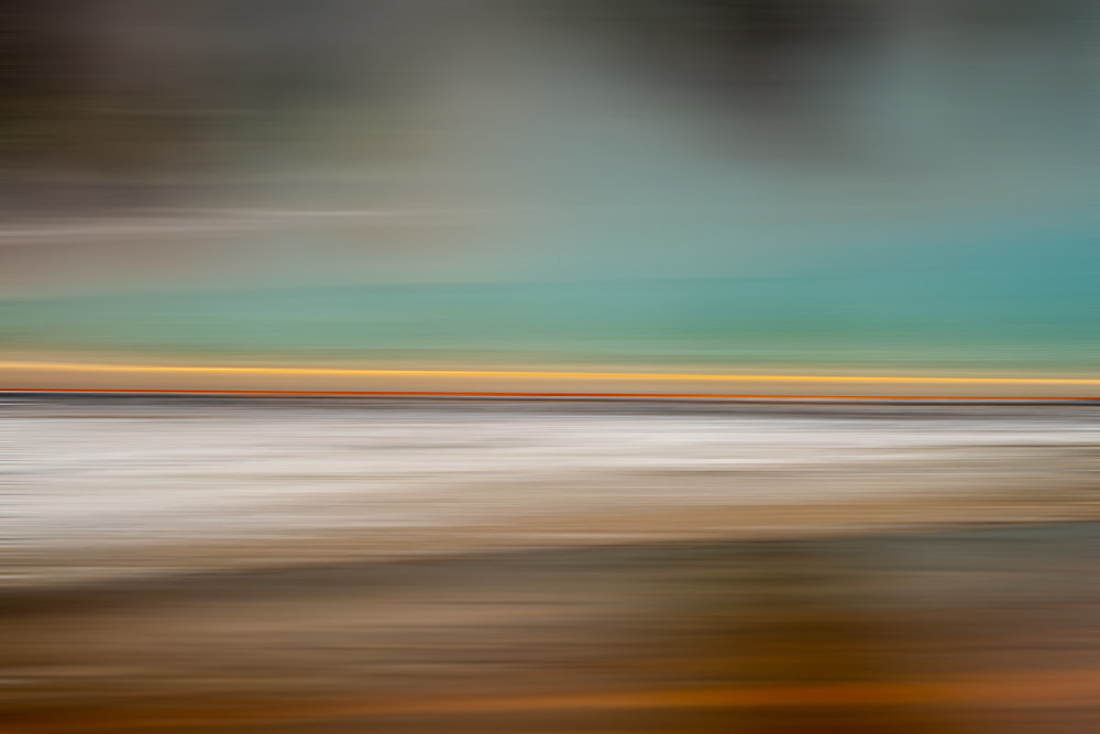 Turning Heads - Abstract photo art from Yellowstone, Wyoming photograph print by Heather Roberson