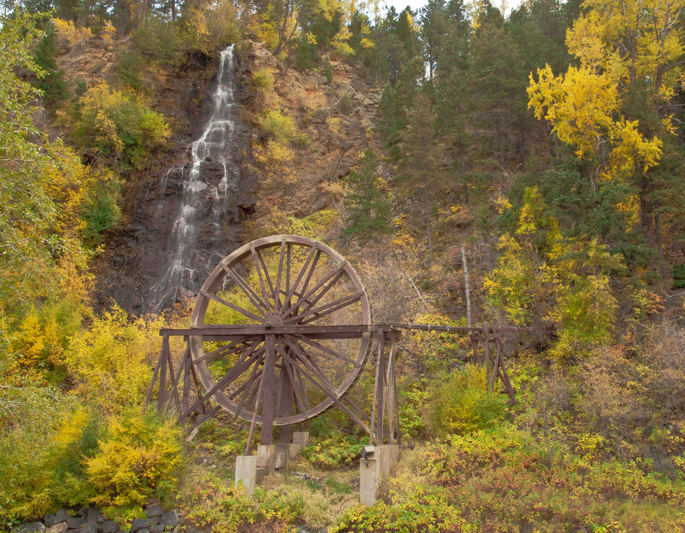 Img 0566 Water Wheel, Idaho Falls, Co Photography Art | Williams Nature Photography