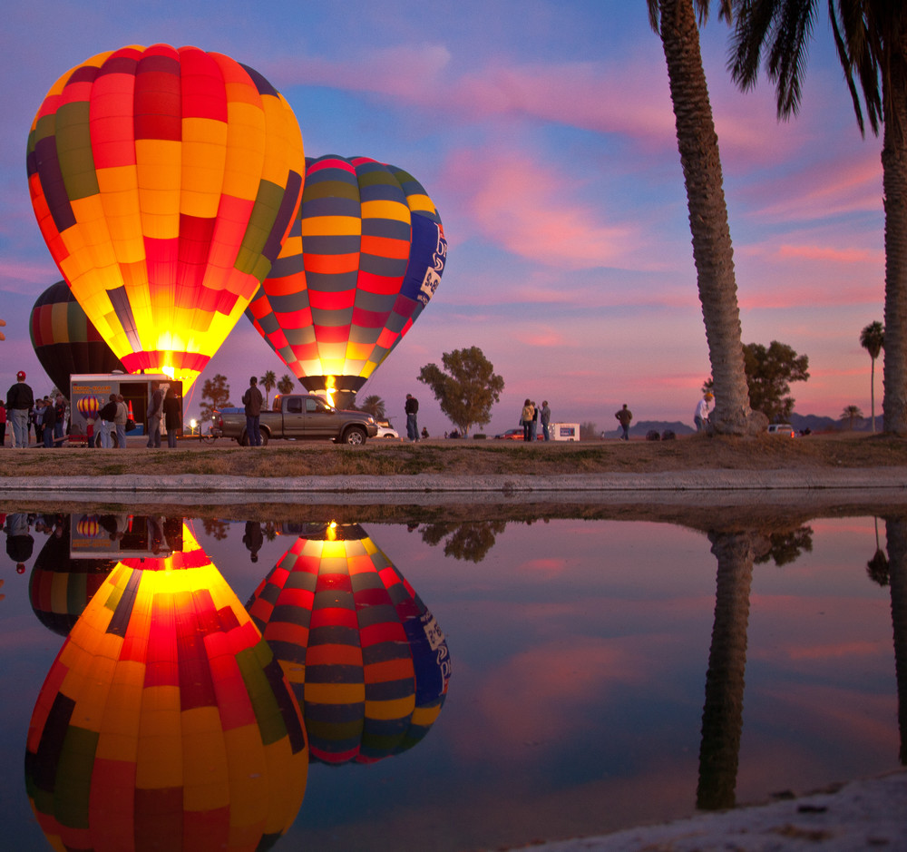 Img 3104 Lake Havasu Balloon Fiesta At Sunset Photography Art | Williams Nature Photography