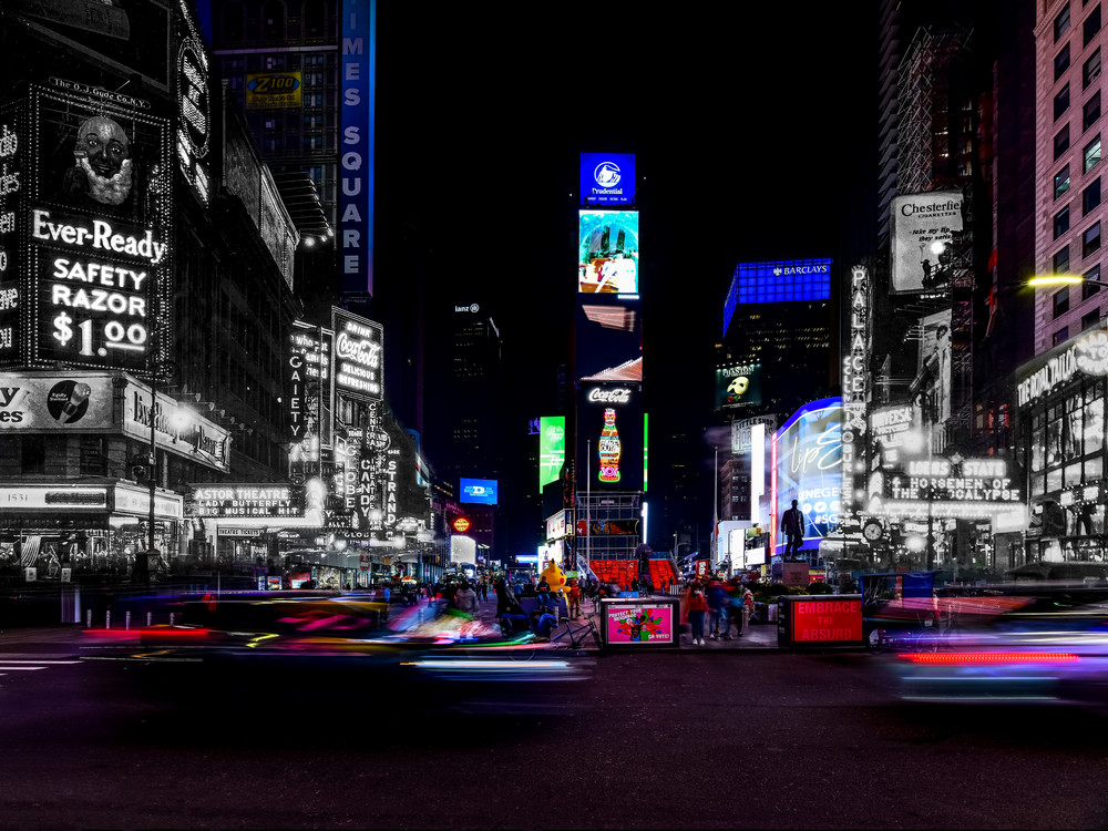 Times Square At Night Art | Mark Hersch Photography