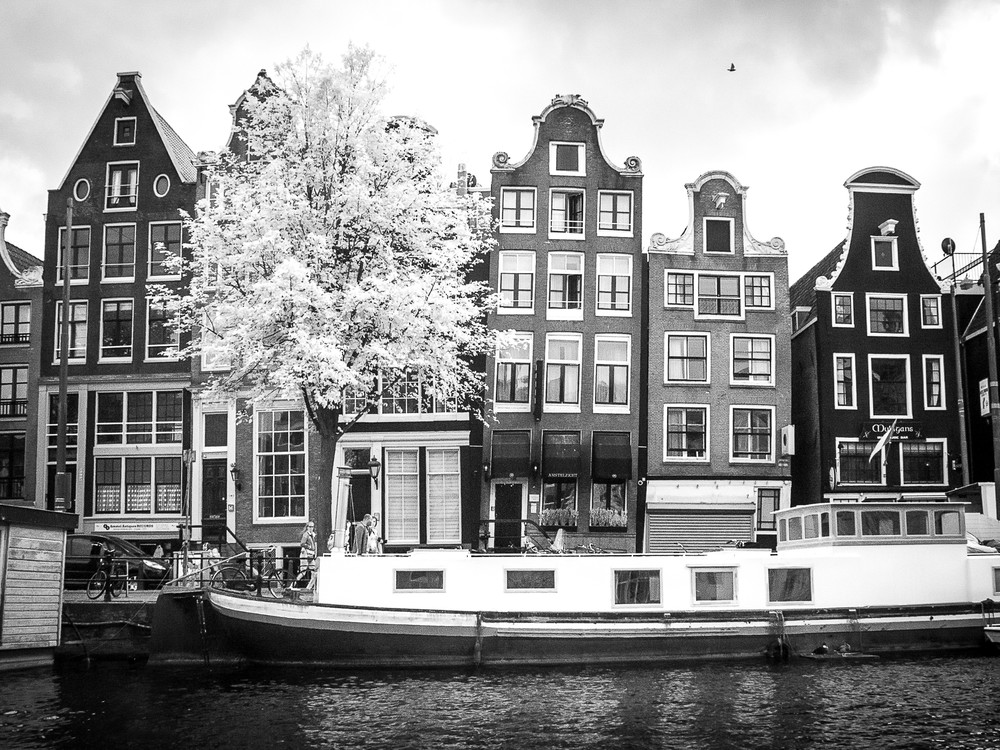 Dancing Houses, Amsterdam Photography Art | World in Black and White