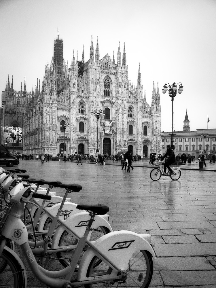 Duomo, Milan Photography Art | World in Black and White