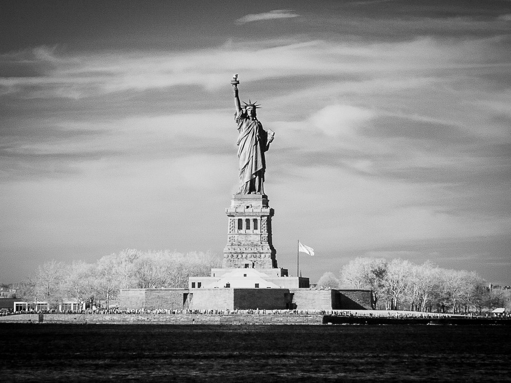 Lady Liberty, Nyc Photography Art | World in Black and White