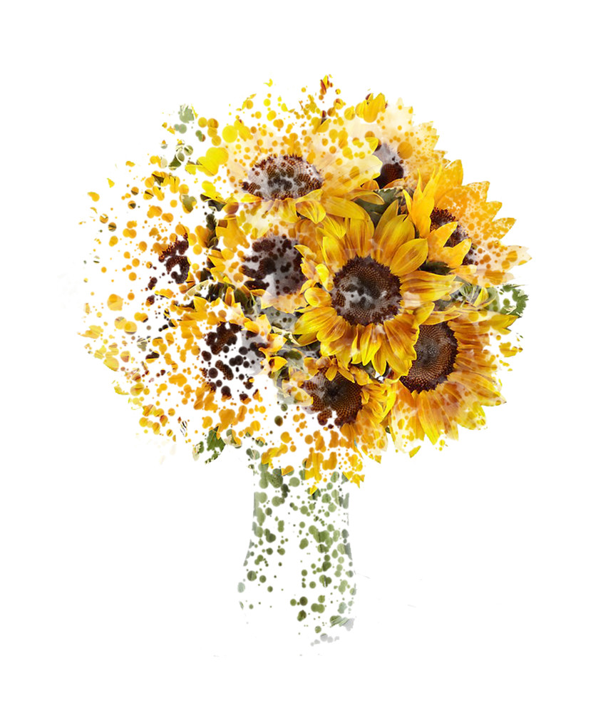 Sunflowers Coming Together Art | Art from the Soul