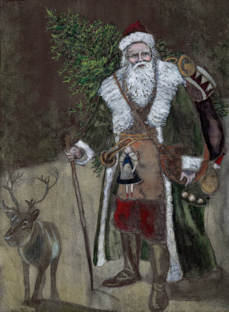 Father Christmas Art | chareebalm