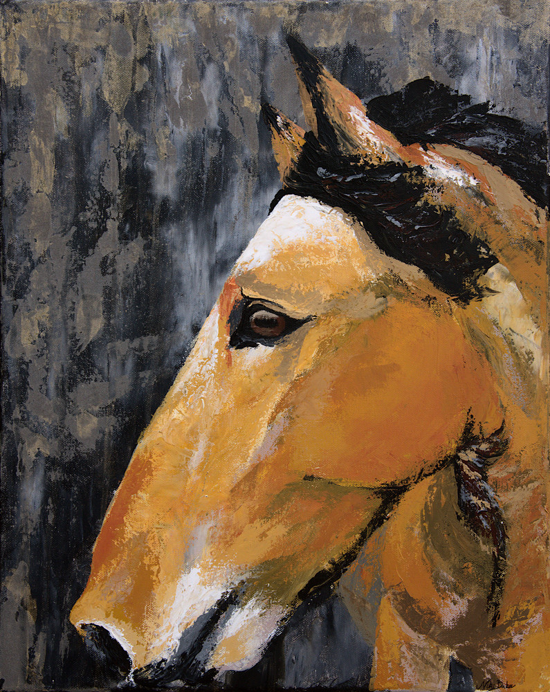 Hudson- Percheron Horse Painting | Niki Baker | Fine Art Painter