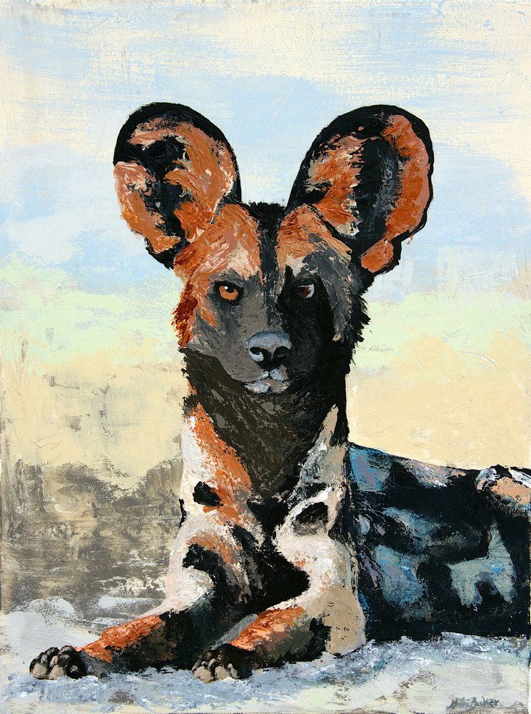 African Dog Art Print | Niki Baker 