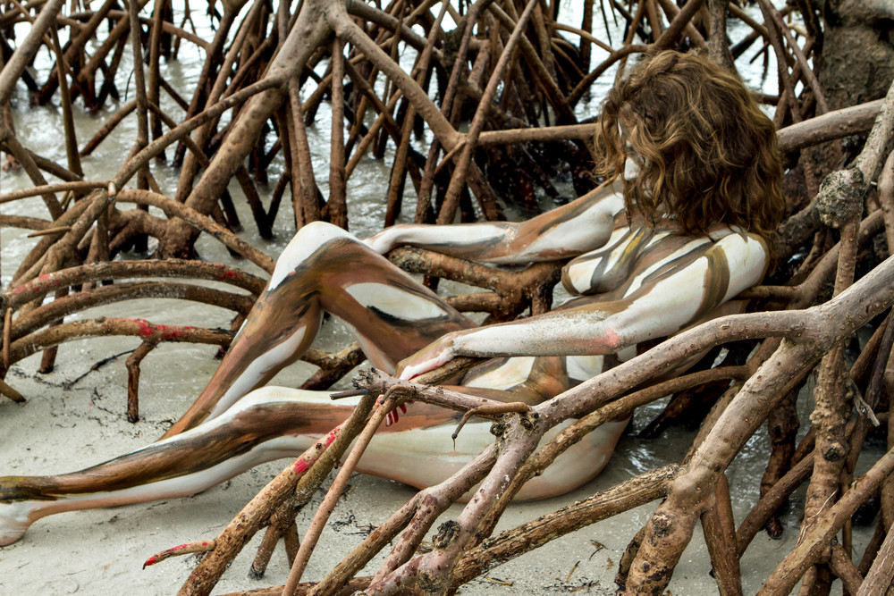 Bodypaintography: 'mangrove Roots' 2013, Florida Art | BODYPAINTOGRAPHY