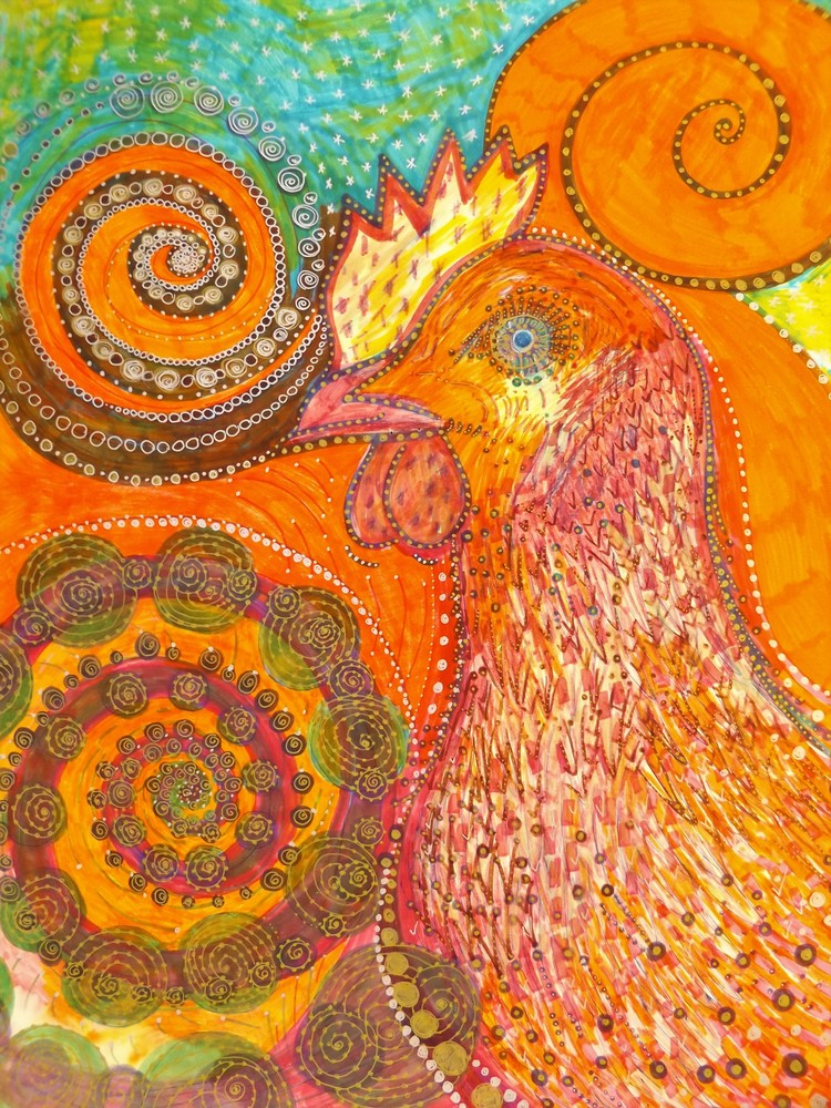 Rooster Art | Cynthia Christensen Art