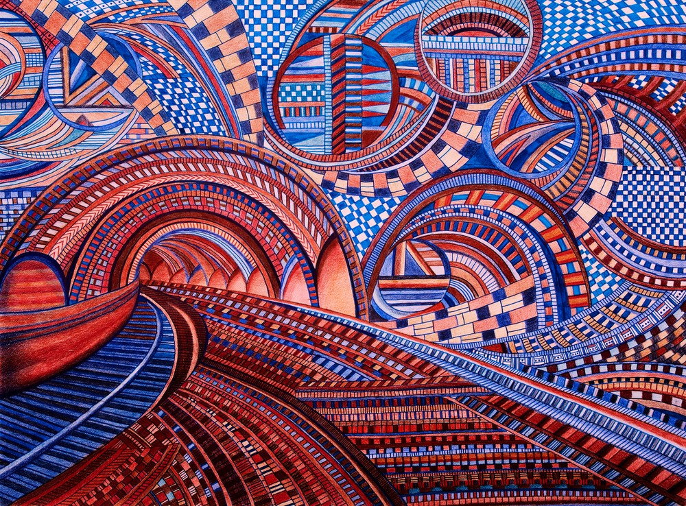 A MANHATTAN ABSTRACT SUBWAY PATTERNS OF GEOMETRICS