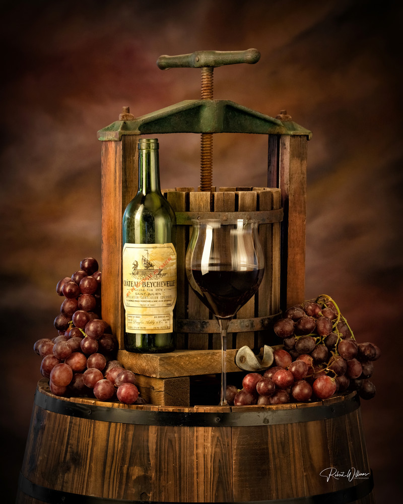 French Wine Press Photography Art | Robert Williams Photography