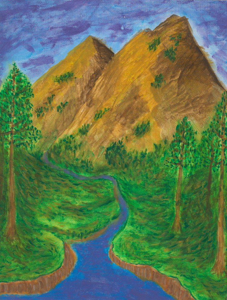Mountain Stream Art | Off The Edge Art