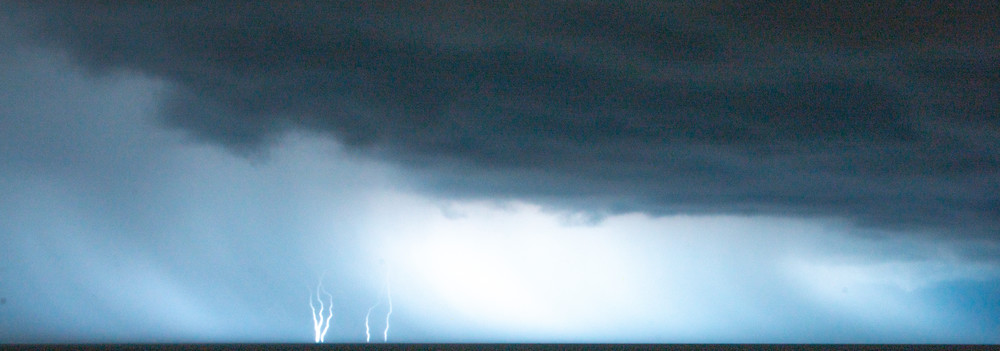 Lightning Over The Coast Photography Art | Austin Marvel