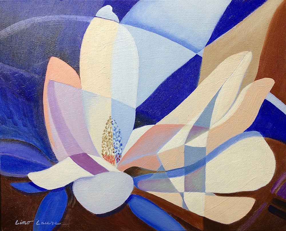 Magnolia Moonbeams Art | Lino Laure Art Gallery