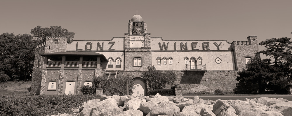 Lonz Winery Sepia Photography Art | Robert Williams Photography