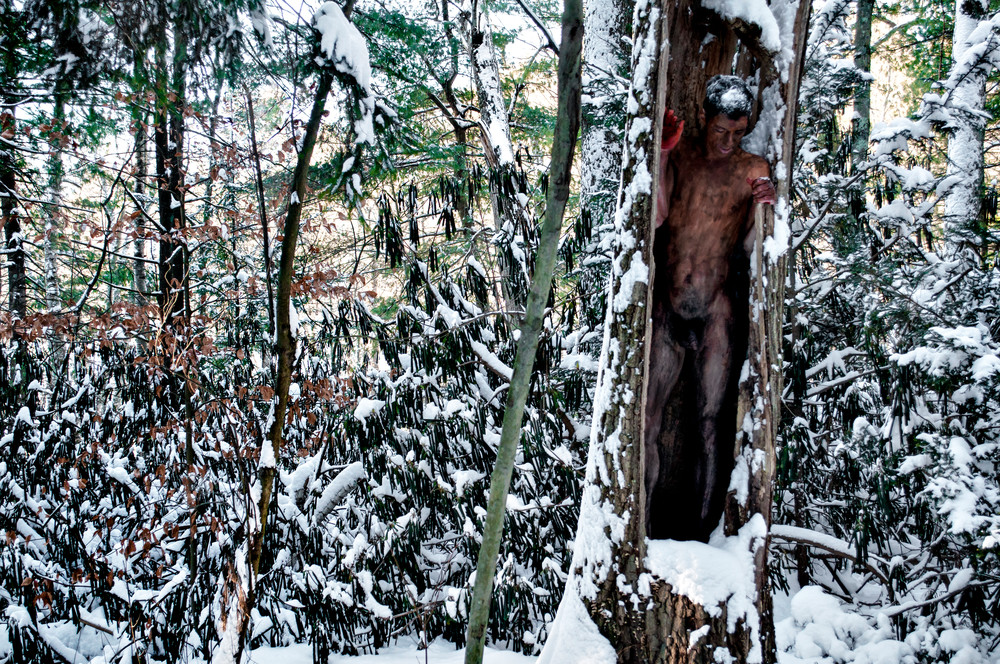 Bodypaintography: 'winter Forest' 2014, Massachusetts Art | BODYPAINTOGRAPHY