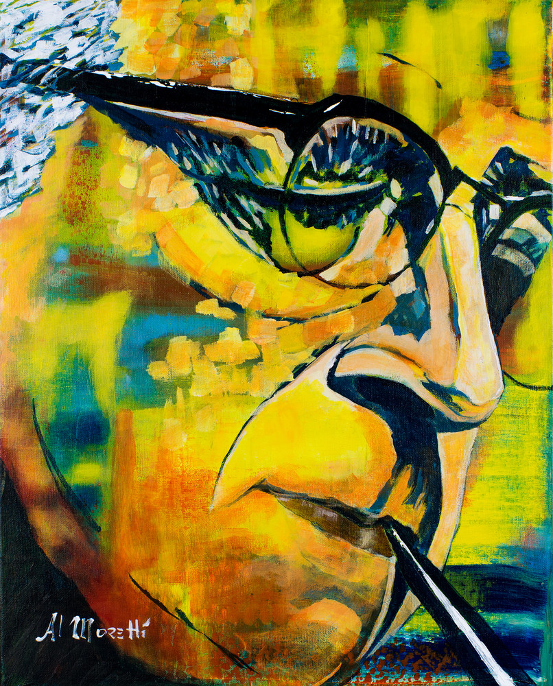 Walter Piston American Composer painting by Al Moretti