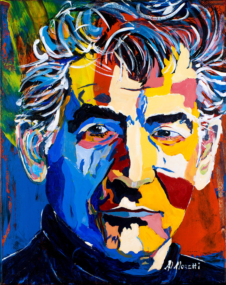 Leonard Bernstein composer print