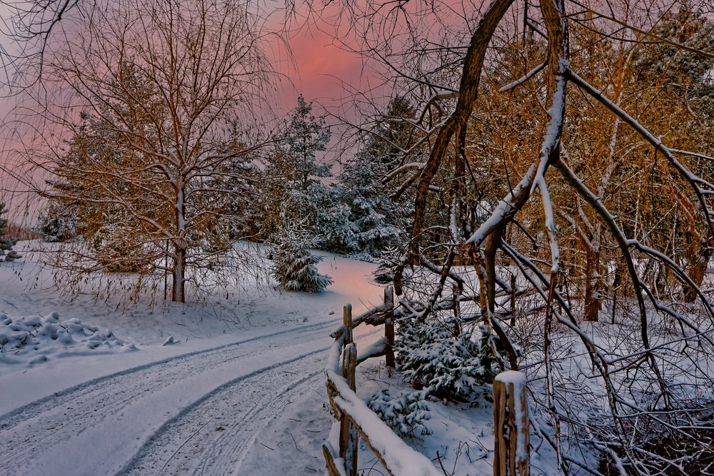 Niagara Winter Sunset Photography Art | FocusPro Services, Inc.
