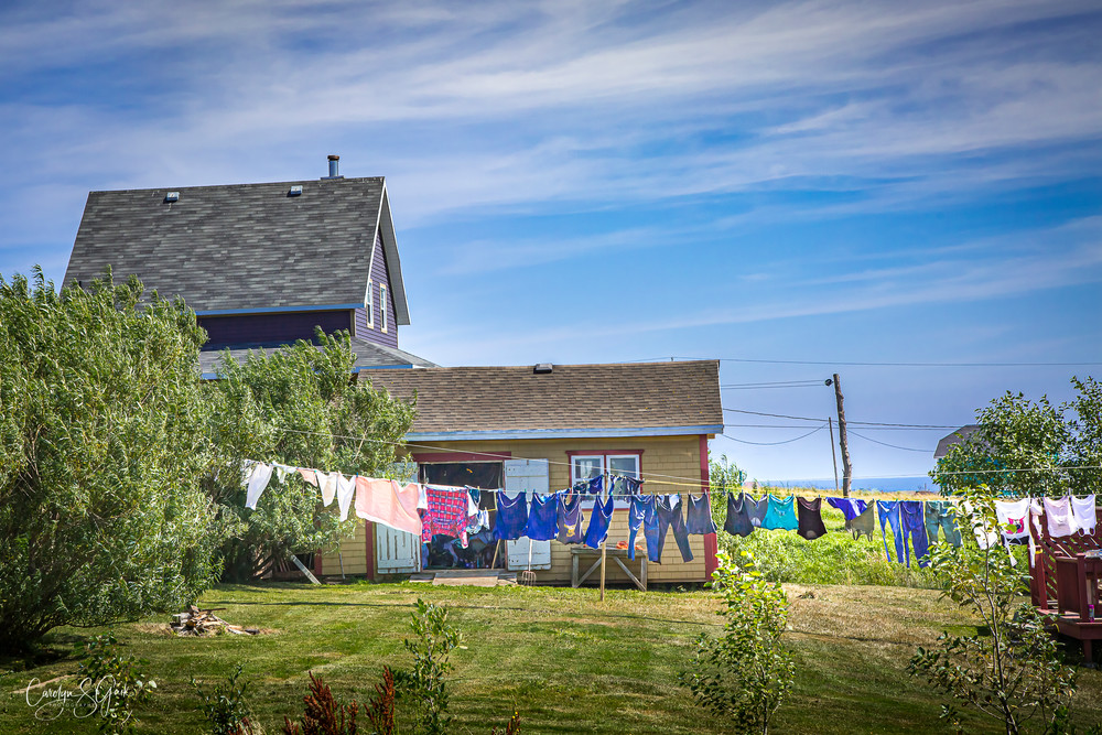 Laundry Day On Isle De La Madeline, Canada Photography Art | Photo Art By Carolyn 