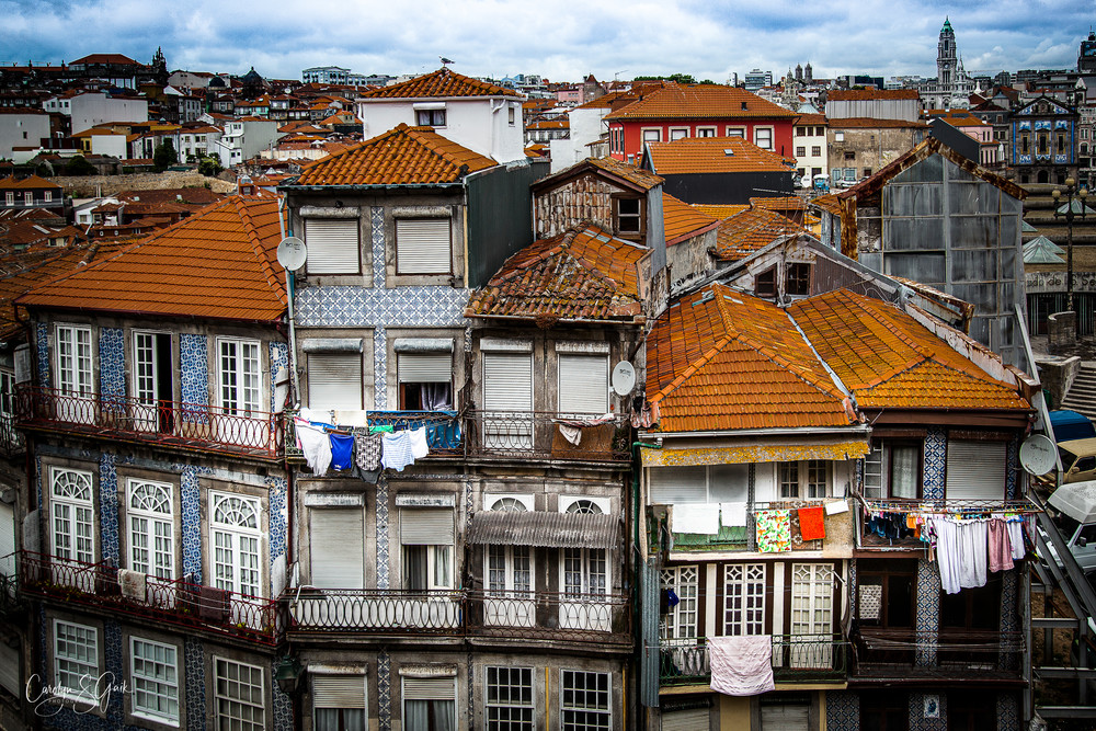 Laundry Day In  Porto, Portugal Photography Art | Photo Art By Carolyn 