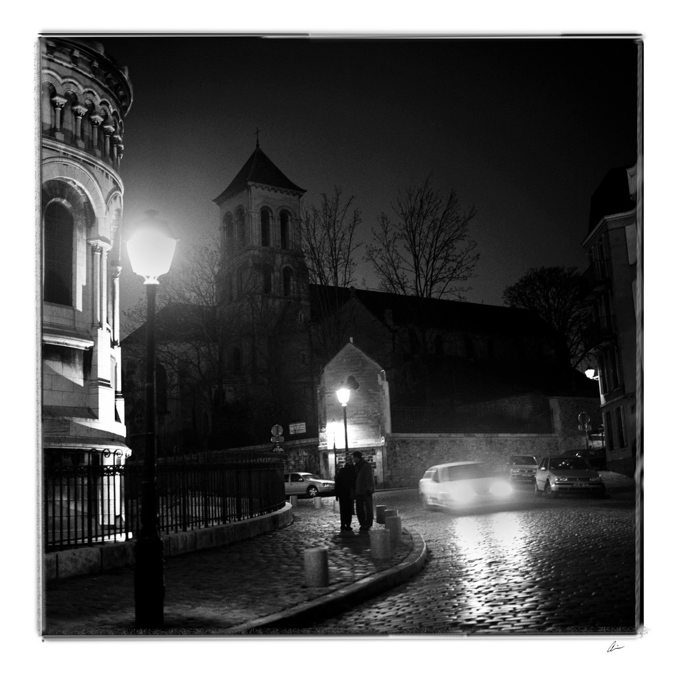 Lovers On The Streets Of Paris Photography Art | Audia Art