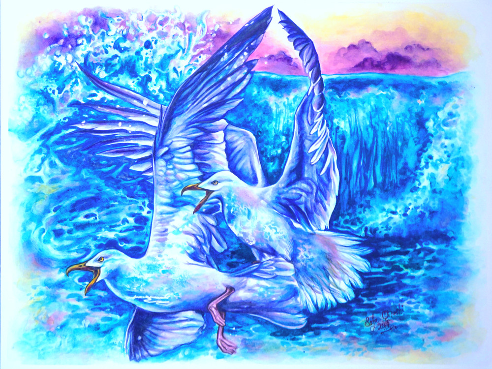 Spirited Sea Print Art | Silver Key Creations